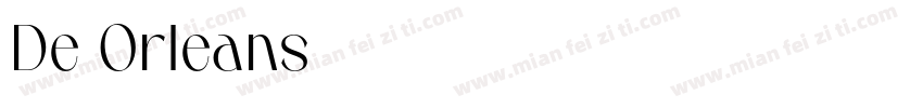 De Orleans字体转换